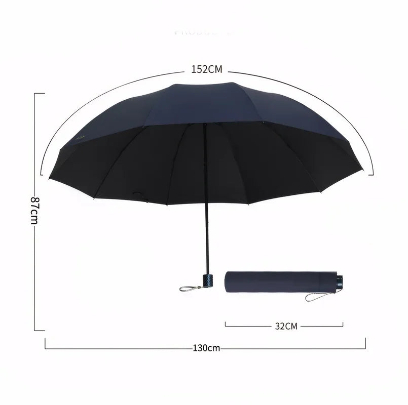 Parapluie pliant surdimensionné 130CM